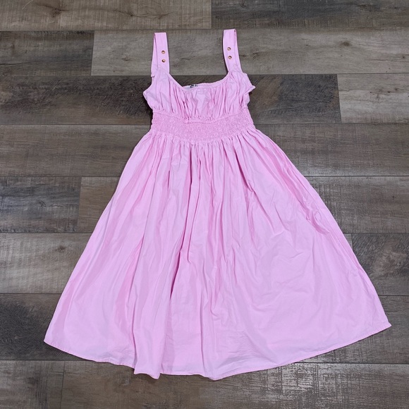 Ciao Lucia pink Lara midi dress - Picture 2 of 6